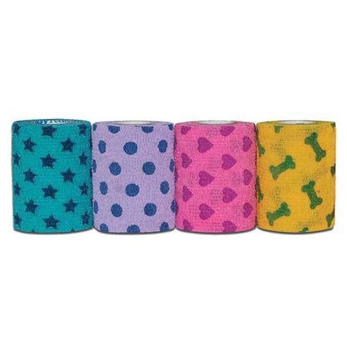 Бандаж ANDOVER PetFlex "рисунки" мультицвета 7,5см х 4,5м
