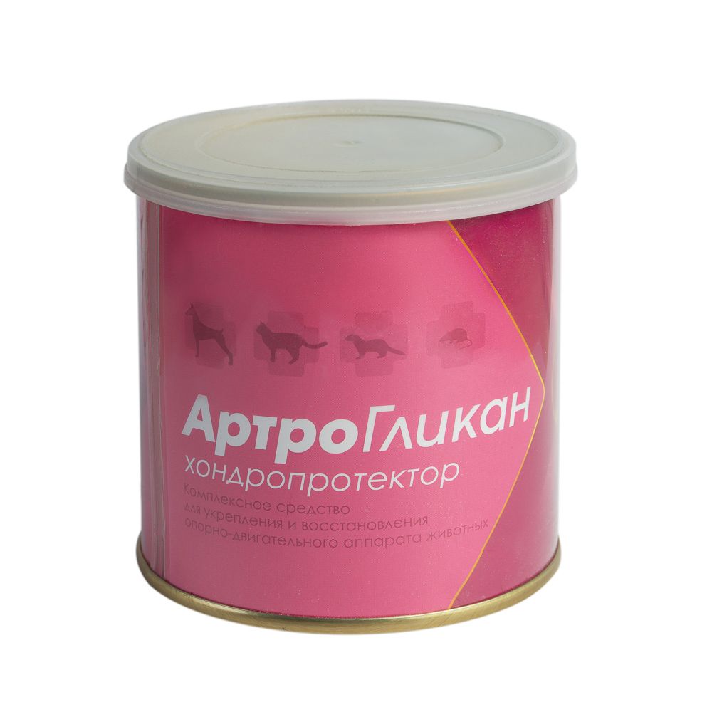 Препарат БИОЦЕНТР АРТРОГЛИКАН хондропротектор для собак, кошек, крыс и хорьков 300таб