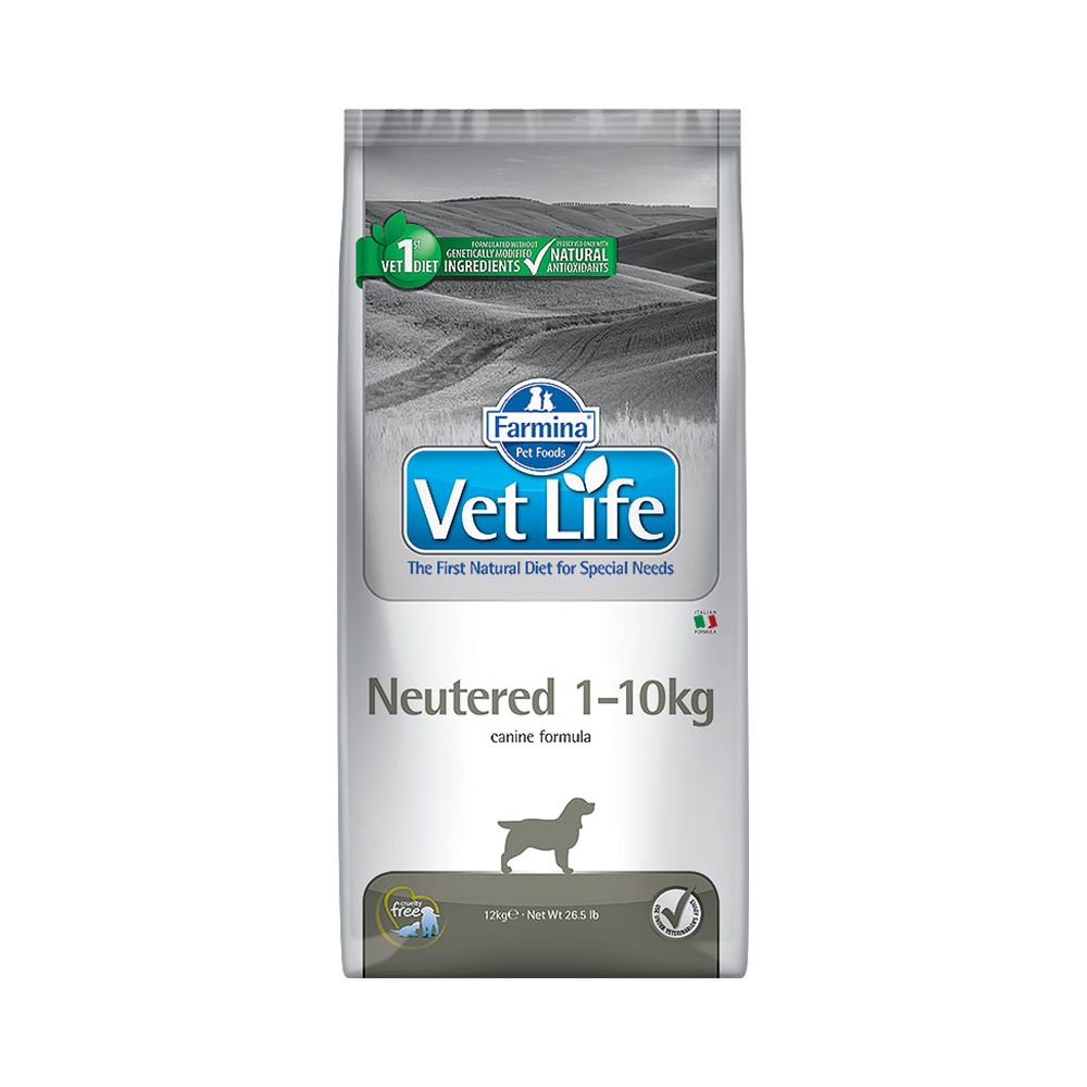 Корм для собак Farmina Vet Life Natural Diet для кастрир. и стерилиз. собак до 10кг сух. 10кг