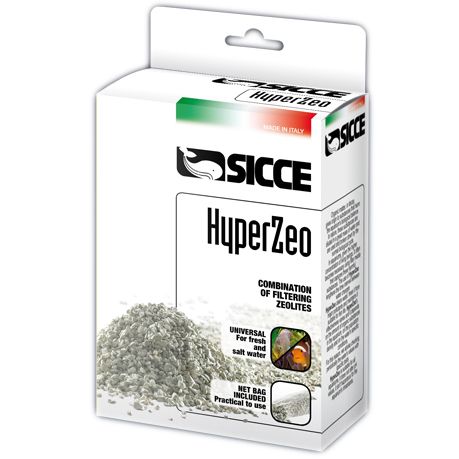 Наполнитель для фильтров SICCE Hyperzeo цеолит 1000мл наполнитель для аквариумных фильтров цеолит натуральный 300 грамм