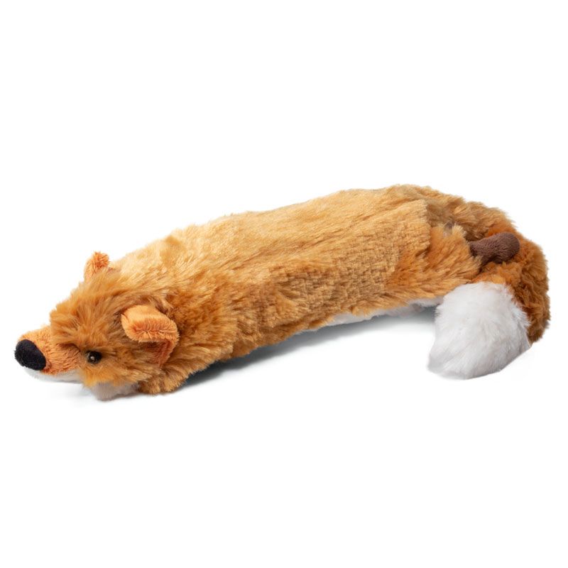 цена Игрушка для собак GIGWI Лиса с большой пищалкой 63см, серия Catch & Fetch