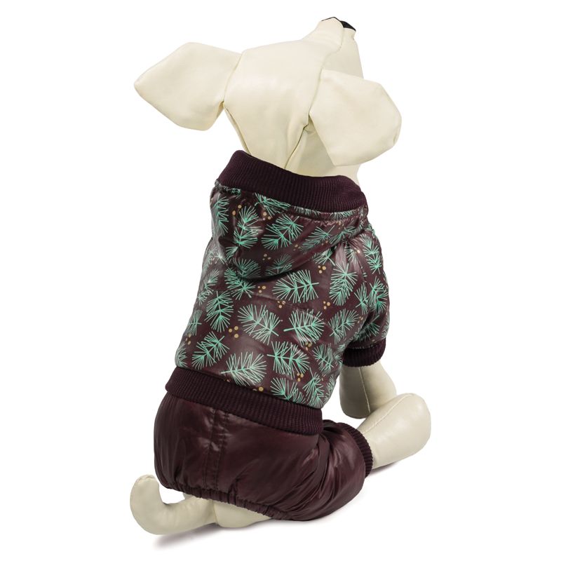 Комбинезон для собак TRIOL зимний Шишки XS, размер 20см платье поло для собак triol с кулиской коала xs размер 20см
