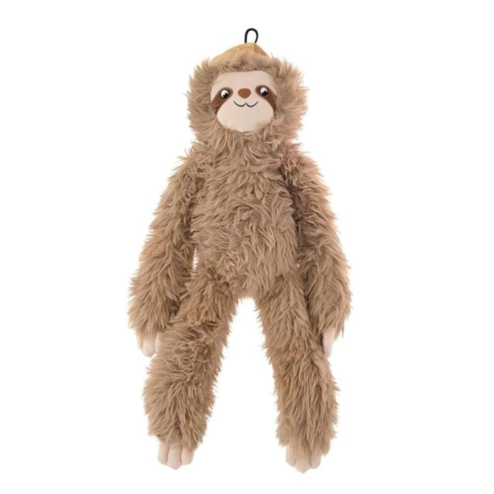 Игрушка для собак Foxie Ленивец с пищалкой и шуршалкой 83x76см плюш