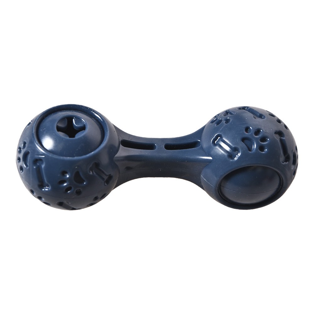 Игрушка для собак Foxie Smart Гантелька массажная с пищалкой 6х16см синяя