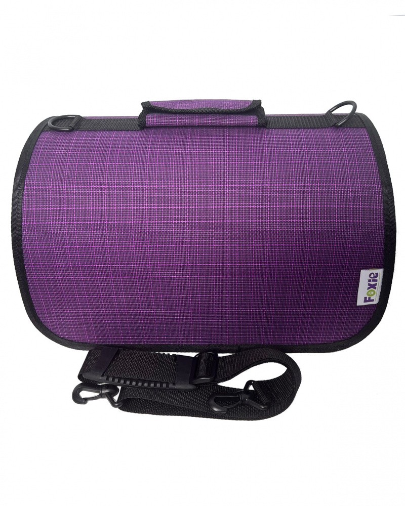 Сумка-переноска для животных Foxie Венди 43х25х24см фиолетовая сумка переноска для животных foxie cat