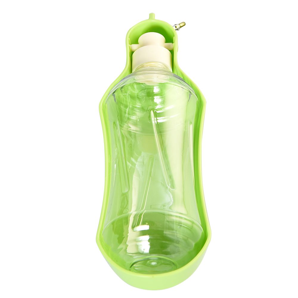 Бутылка для собак Foxie дорожная пластик 500мл зеленая бутылка мопсик пластик 500мл