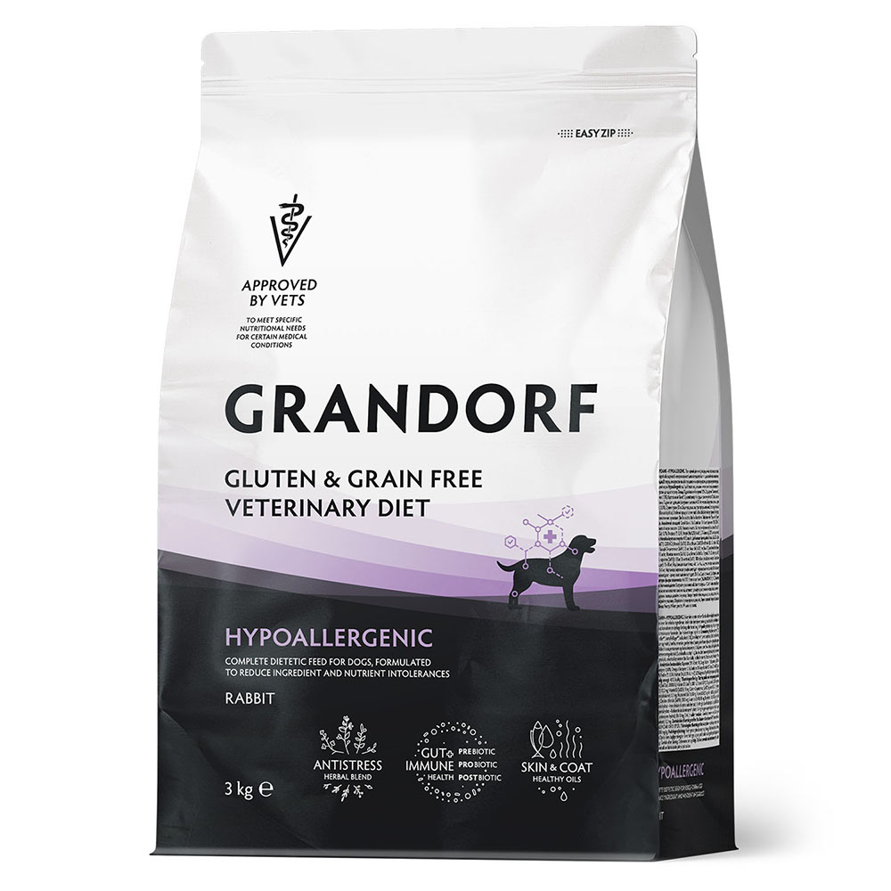 Корм для собак GRANDORF VET ERINARY DIET Dog Hypoallergenic сух. 3кг