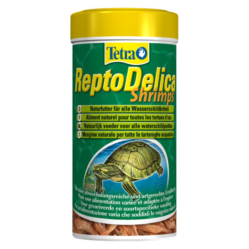 Корм для рептилий TETRA Repto Delica Shrimps с креветками для водных черепах 1000мл сухой корм для рыб рептилий ракообразных tetra reptodelica shrimps 1 л 198 г