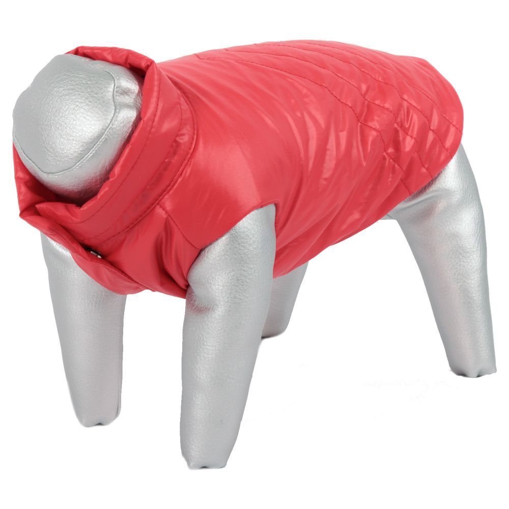 Жилет для собак YORIKI Страйп красный унисекс р. L 28см