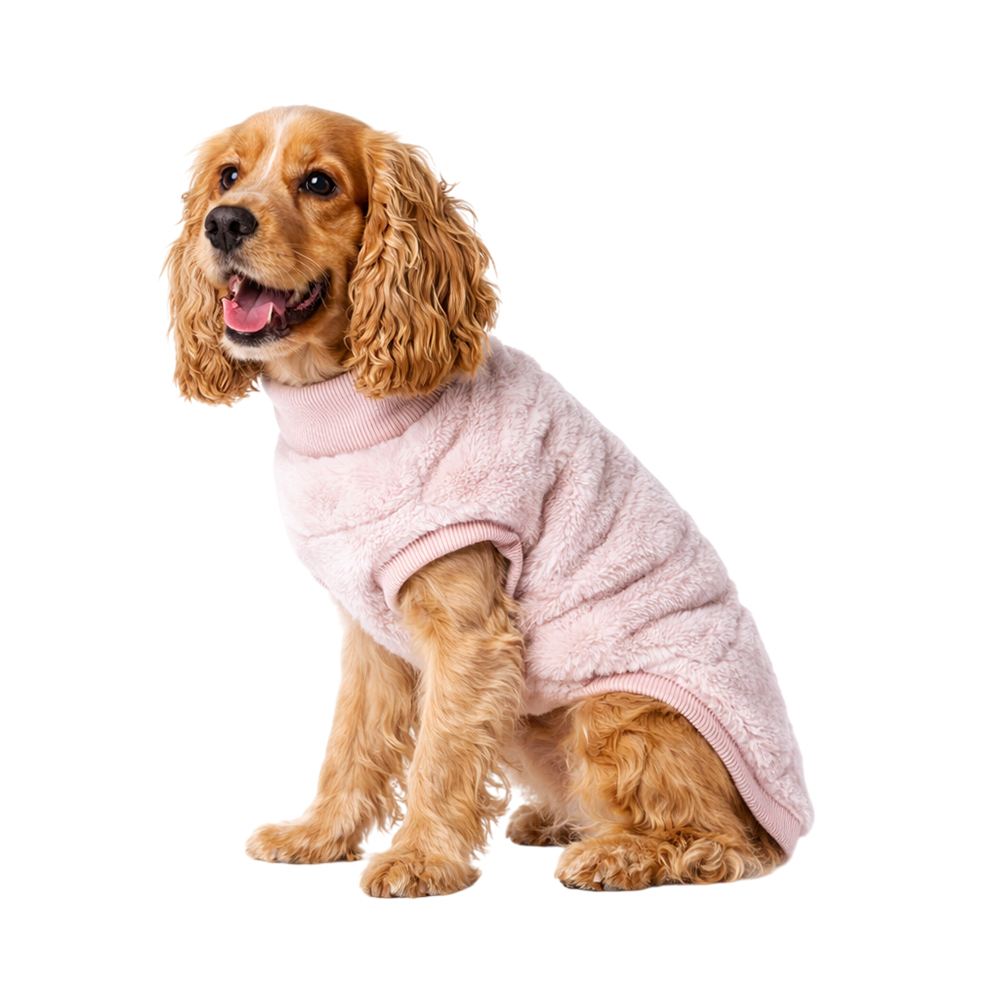Свитер для собак Foxie Modern classic розовый р. L (длина спины 40см, обхват груди 40-44см)