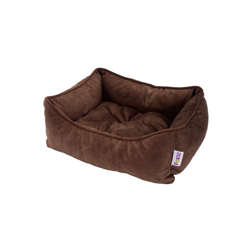 Лежак для животных Foxie Prestige Classic 70x60см коричневый лежак для животных pride коричневый 50x42х13см