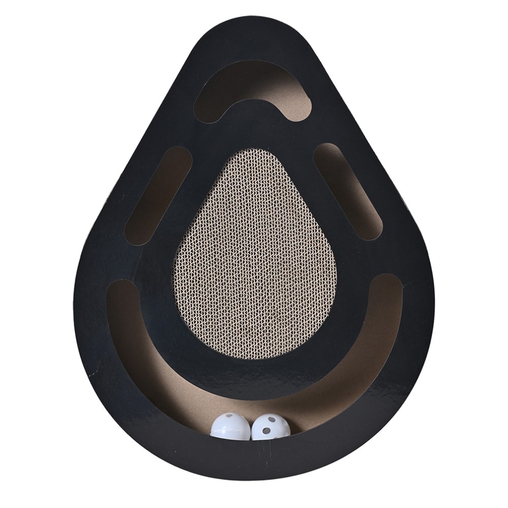 Когтеточка для кошек Foxie Drop с игровым треком 33х43х6см картон 562₽