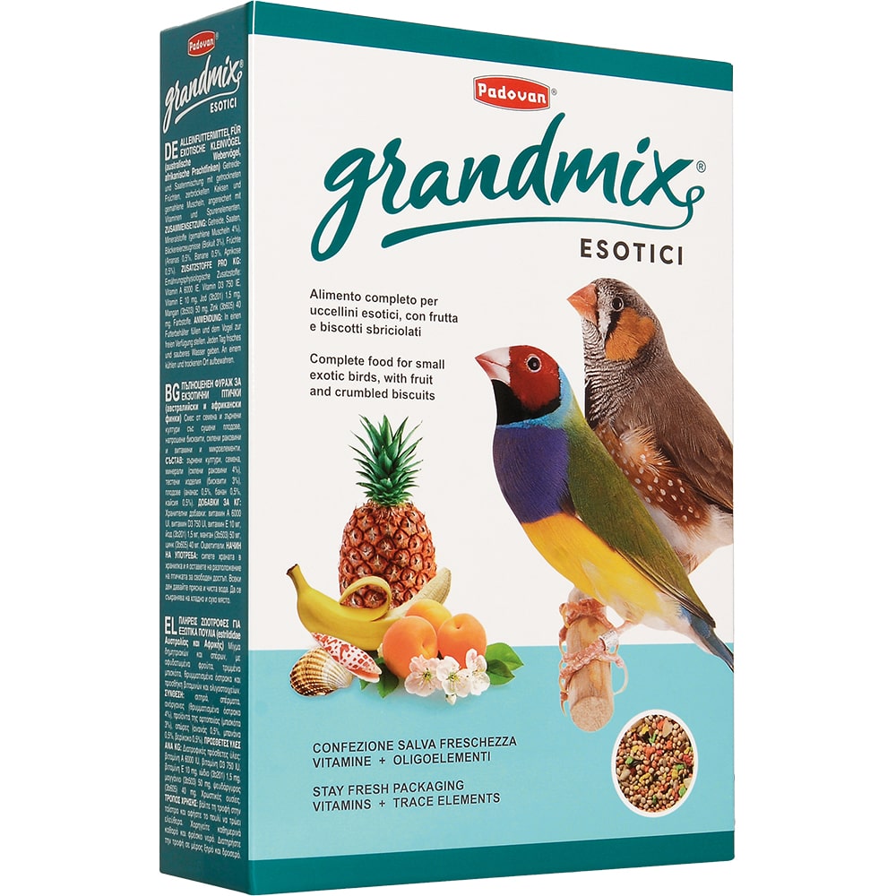 Корм для птиц Padovan Grandmix Esotici для экзотических птиц 400г padovan canary grandmix 400 g