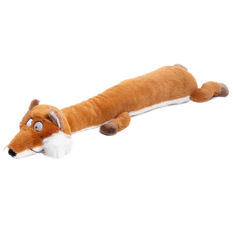 Игрушка для собак GIGWI Plush Friendz Лиса с пищалками 62см gigwi gigwi лисичка игрушка с двумя пищалками 9 см 40 г