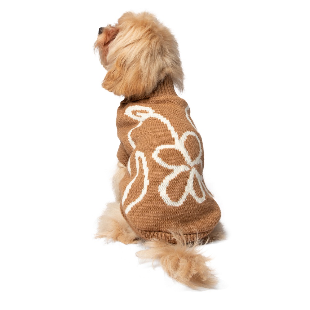 Свитер для собак GAMMA Амелия XS бежевый дл по спине 20см 1259₽