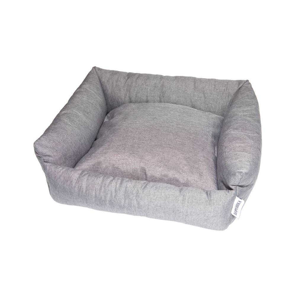 Лежак для животных ХОРОШКА 52x41х10см серый