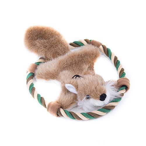 Игрушка для собак CHOMPER WILD LIFE  Звери на кольце из каната