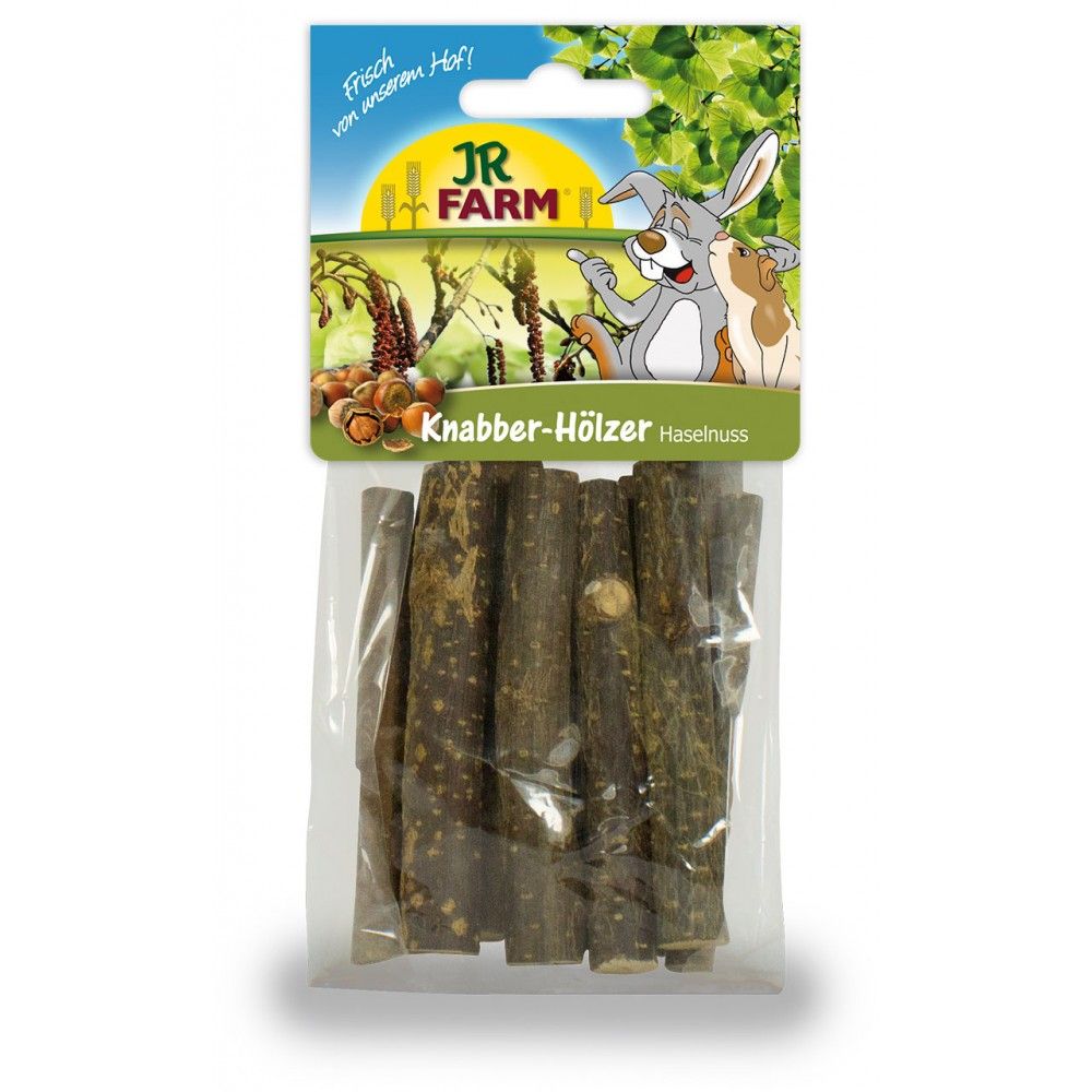 цена Лакомство для грызунов JR Farm 02093 Палочки для грызения из лесного ореха 40г