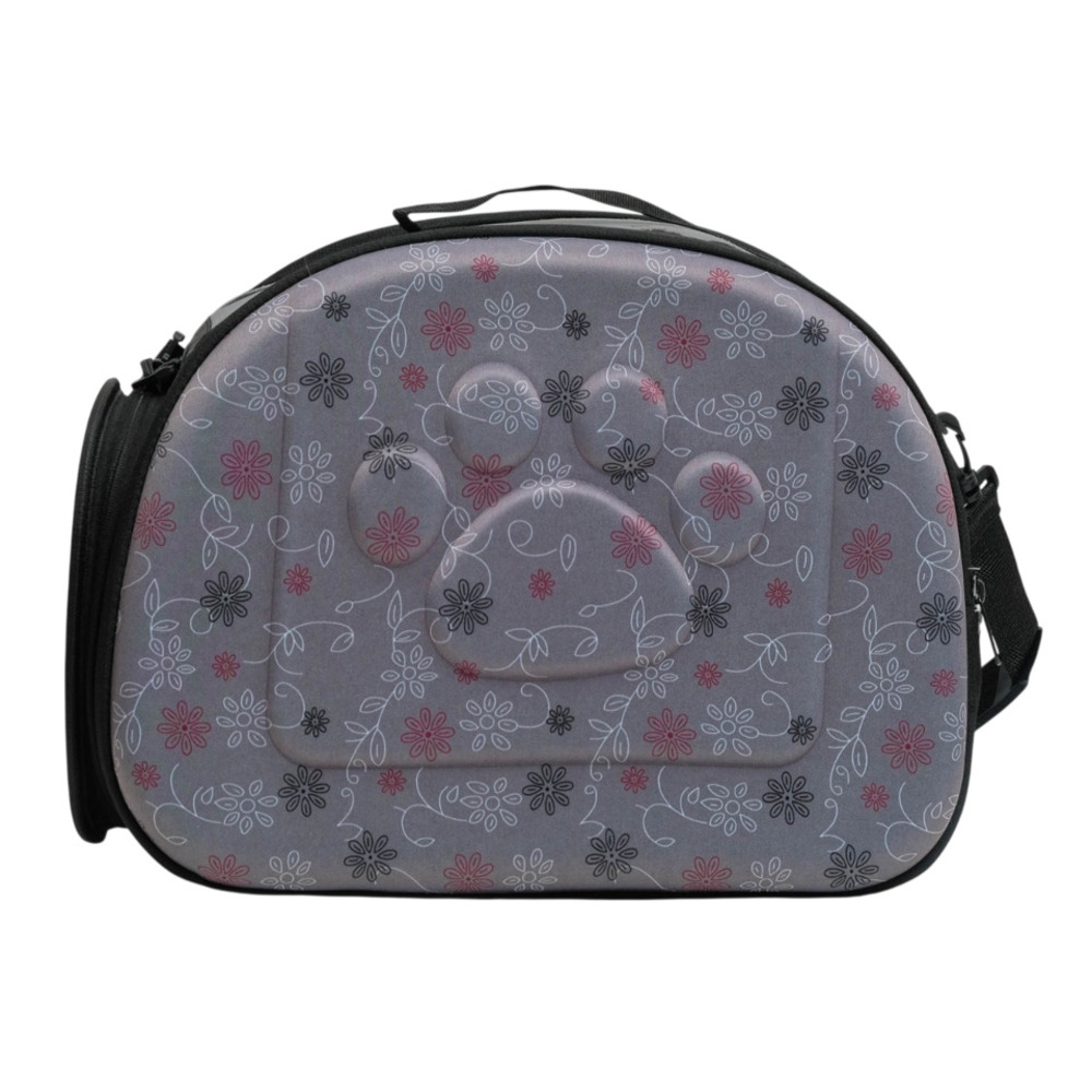 Сумка-переноска для животных Пижон складная с отдельным входом материал EVA серая 435х28х33см 2950₽