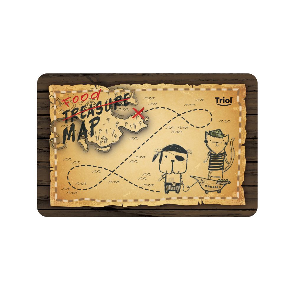 Коврик под миску TRIOL Пираты 43х28см