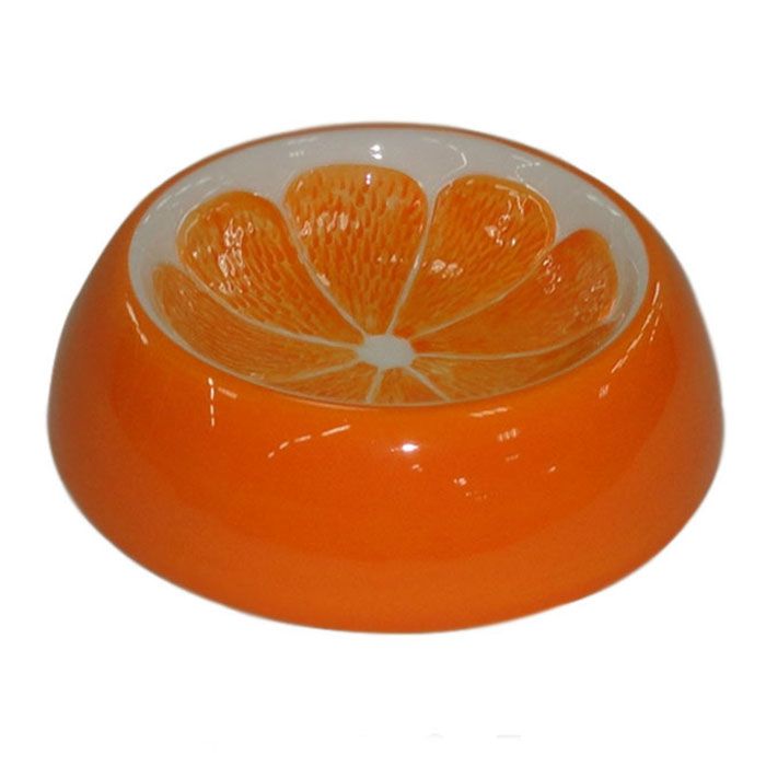 Миска для грызунов Foxie Orange керамическая 13х3,5см 90мл