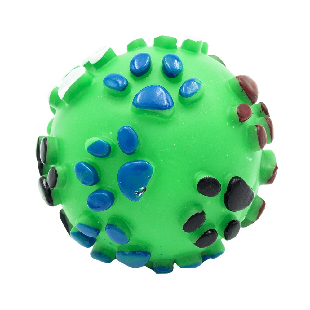 Игрушка для собак КАСКАД Мяч Лапки виниловый 6см игрушка для собак каскад мяч лапки виниловый 6см