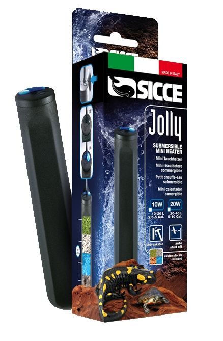 Обогреватель SICCE Jolly пластиковый 10W для аквариумов 10-20л фильтр sicce внешний space eko 100 550л ч для аквариумов до 100л