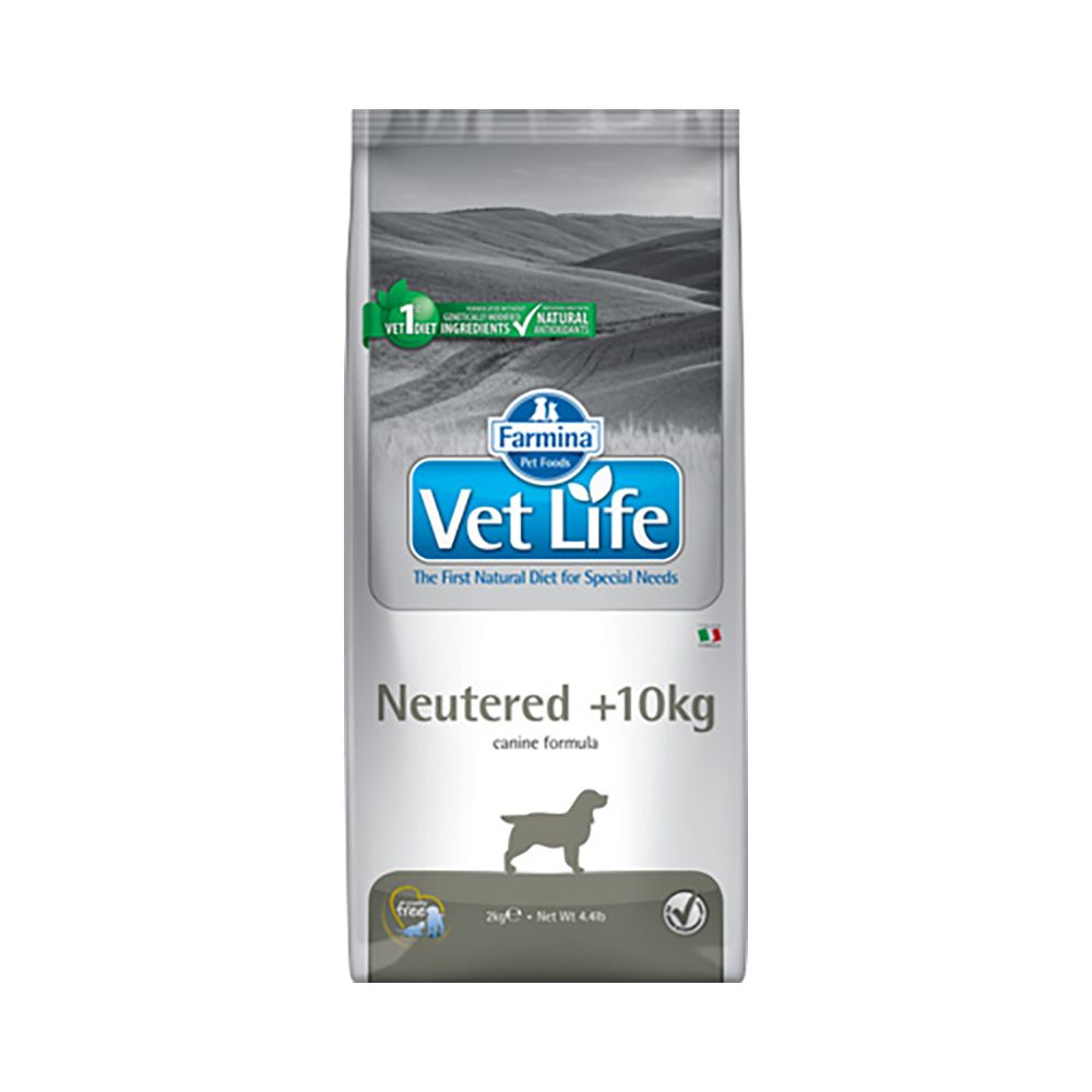 Корм для собак Farmina Vet Life Natural Diet для кастрир. и стерилиз. собак больше 10кг сух. 2кг