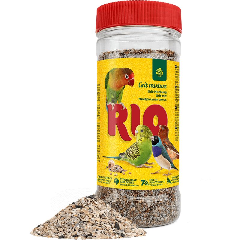 Корм для птиц RIO Минеральная смесь для всех видов птиц 520г смесь для птиц минеральная rio 520 г