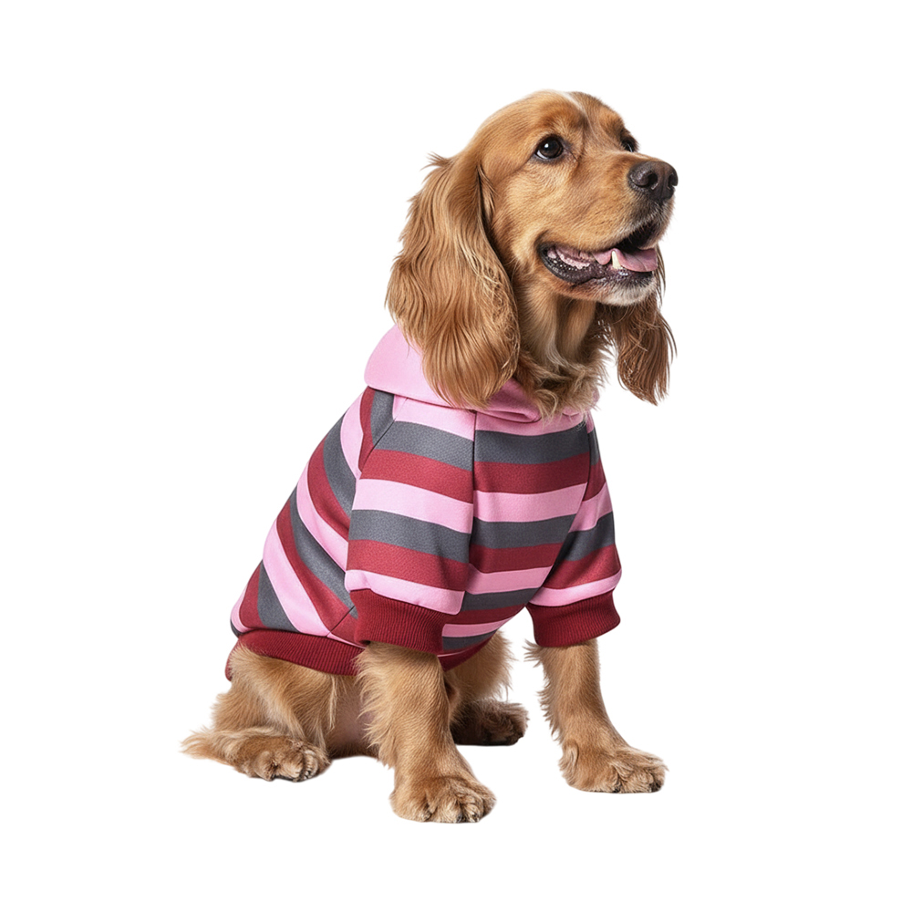 Толстовка для собак Foxie Summer evening розовая р. M (длина спины 35см, обхват груди 52-58см)