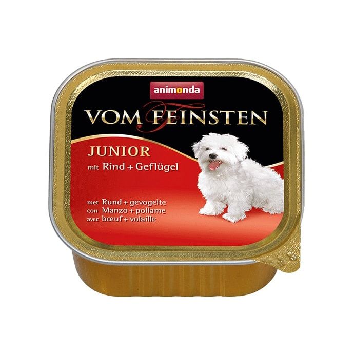 Корм для щенков Animonda Vom Feinsten Говядина, мясо домашней птицы конс. 150г