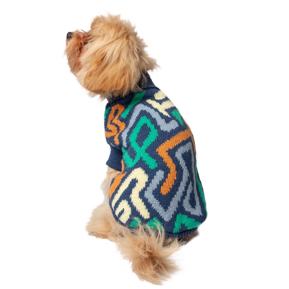 Свитер для собак GAMMA Сириус M синий дл по спине 30см 1404₽