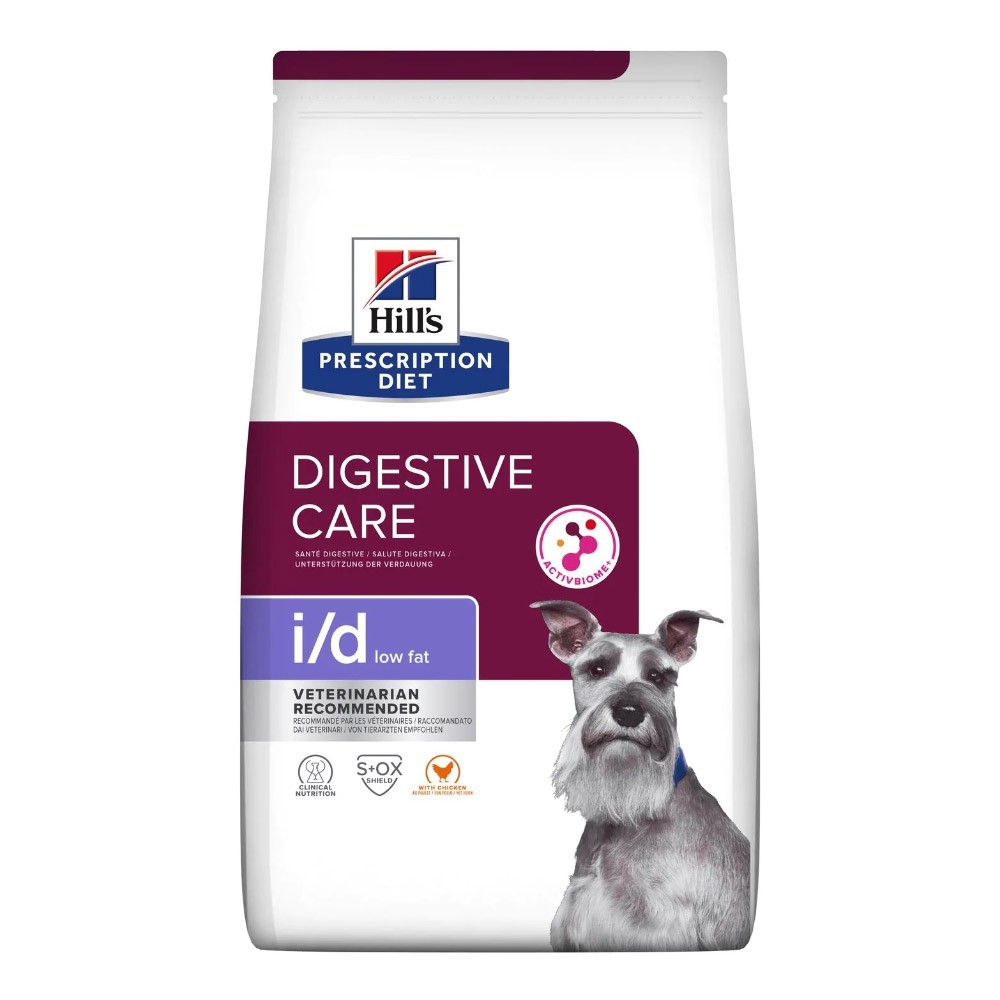 Корм для собак Hill's Prescription Diet Canine I/D лечение заболеваний ЖКТ низкокалорийный, курица сух. 1,5кг