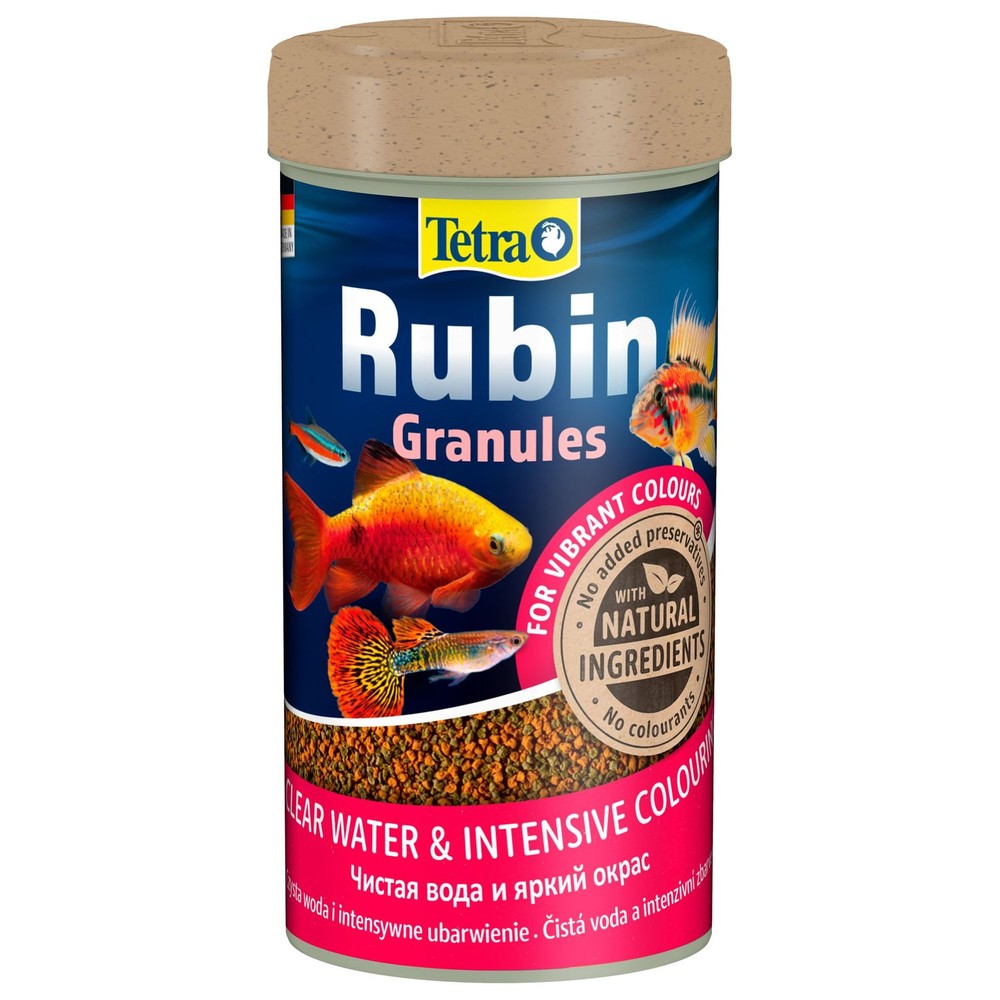 Корм для рыб TETRA Rubin в гранулах для улучокраса всех видов рыб 250мл 755₽