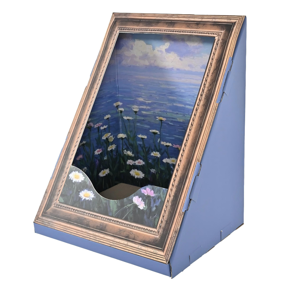 Когтеточка для кошек Foxie Пейзаж 37x32x50см картон