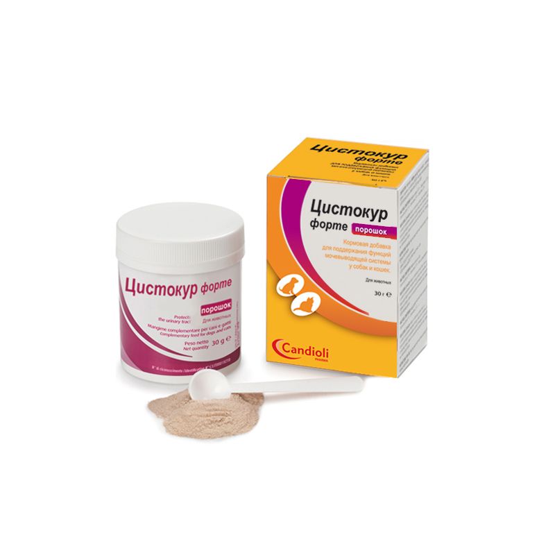 Кормовая добавка для собак и кошек Candioli Цистокур форте 30г