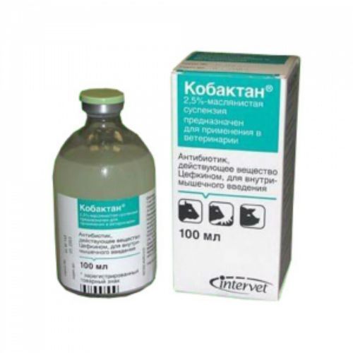 Препарат антимикробный INTERVET Кобактан 2,5% 100мл