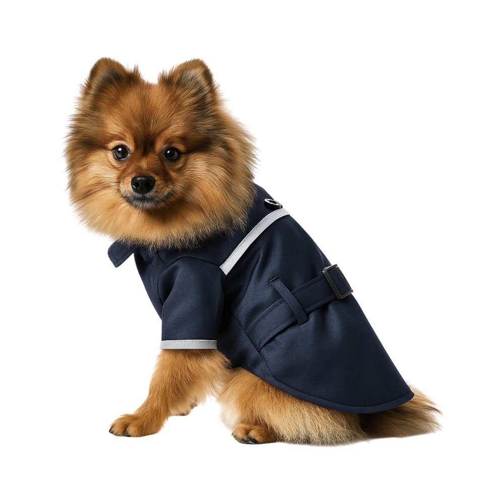 Куртка для собак Foxie Grace синяя р XS длина спины 25см обхват груди 28-32см 504₽