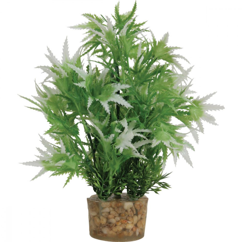 Растение для аквариумов ZOLUX пластиковое в грунте 5x5x20см M1