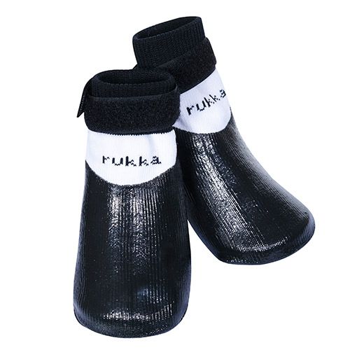 цена Носки для собак RUKKA Pets Rukka Rubber Socks размер 5 (4шт) Чёрный