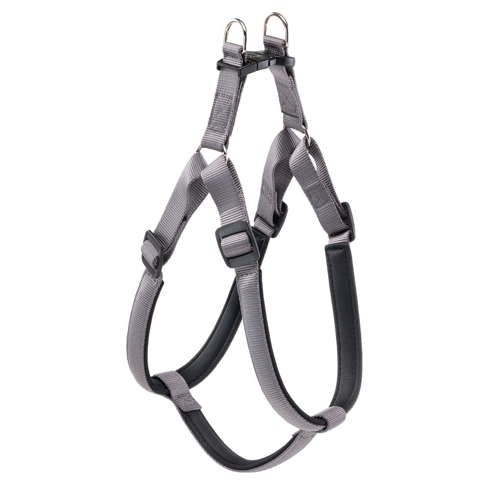 Шлейка для собак FERPLAST Daytona XL с мягкой подкладкой, тёмно-серая