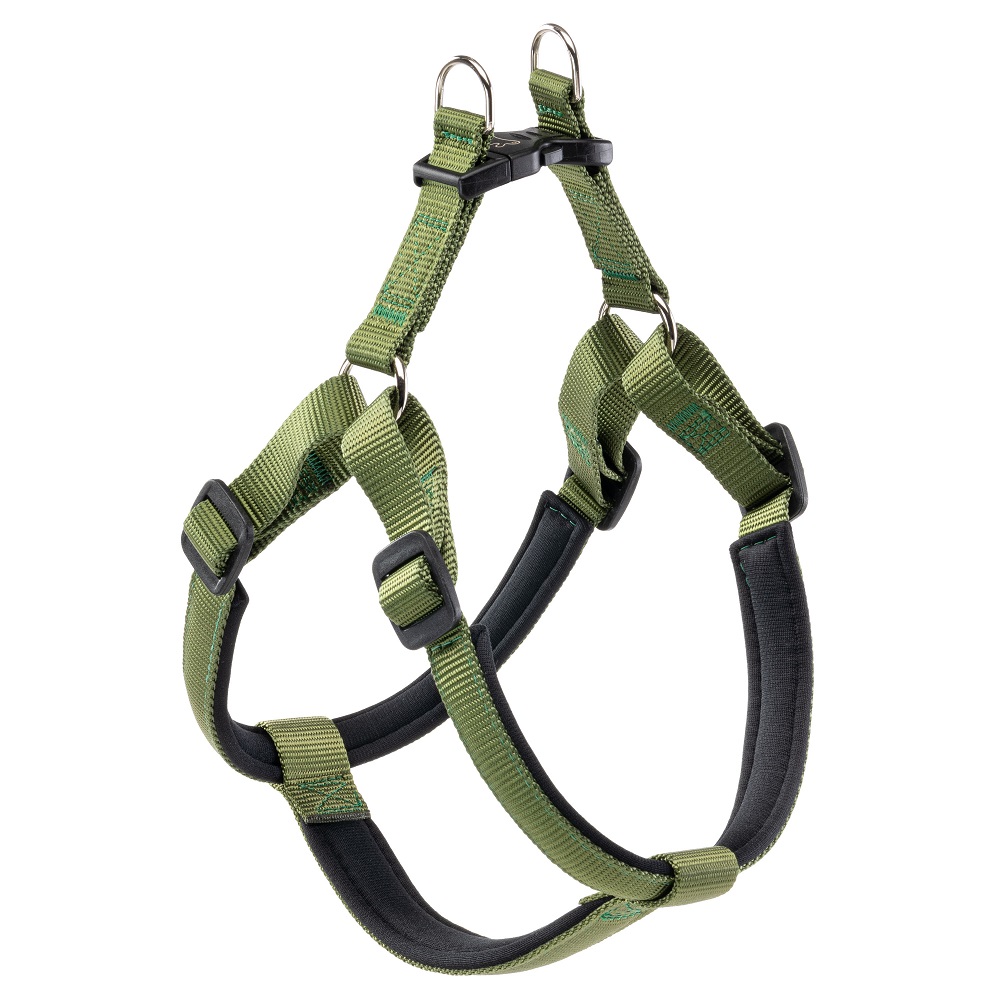 Шлейка для собак FERPLAST Daytona L с мягкой подкладкой тёмно-зелёная 2300₽