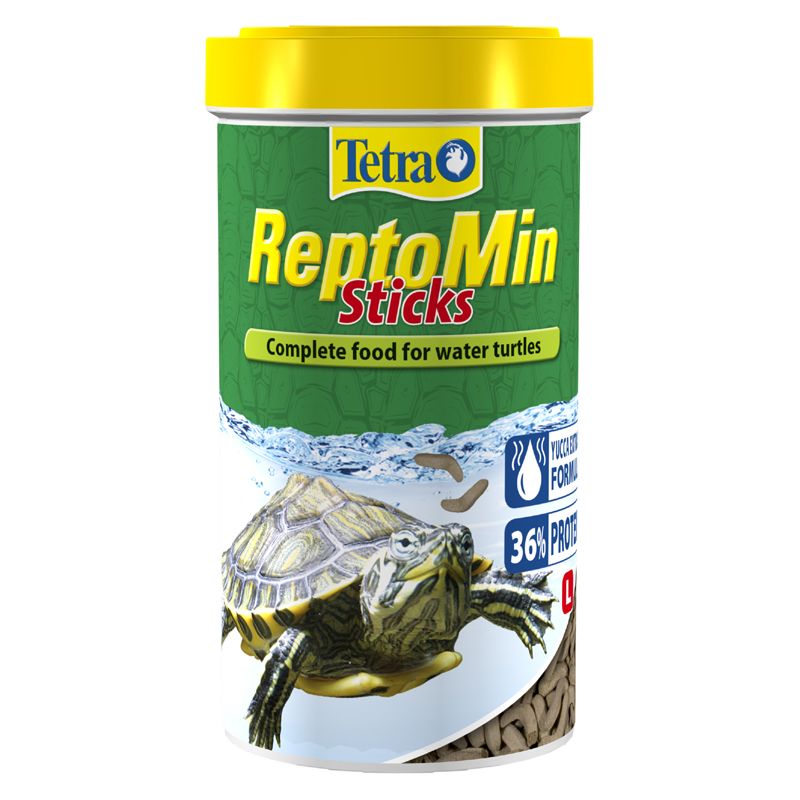 Корм для черепах TETRA ReptoMin Sticks L корм в палочках для водных черепах 500мл tetra reptomin 500 мл полноценный корм для водных черепах и других плотоядных рептилий