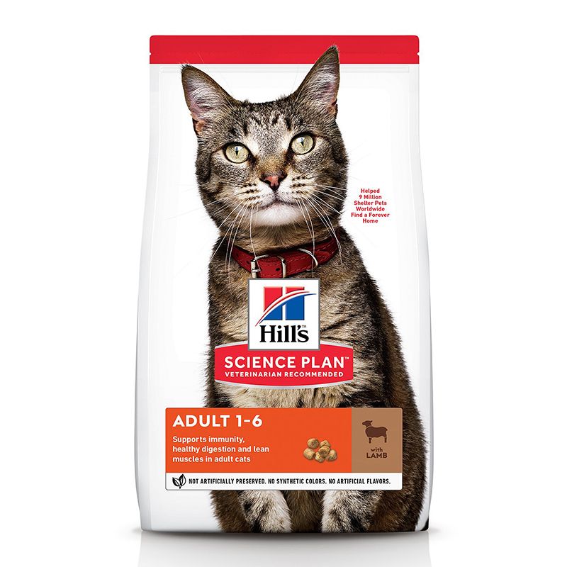 Корм для кошек Hill's ягненок сух. 3кг