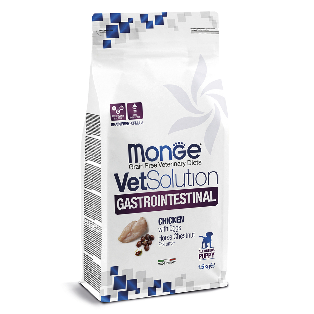 Корм для щенков Monge VetSolution Gastrointestinal сух. 1,5кг