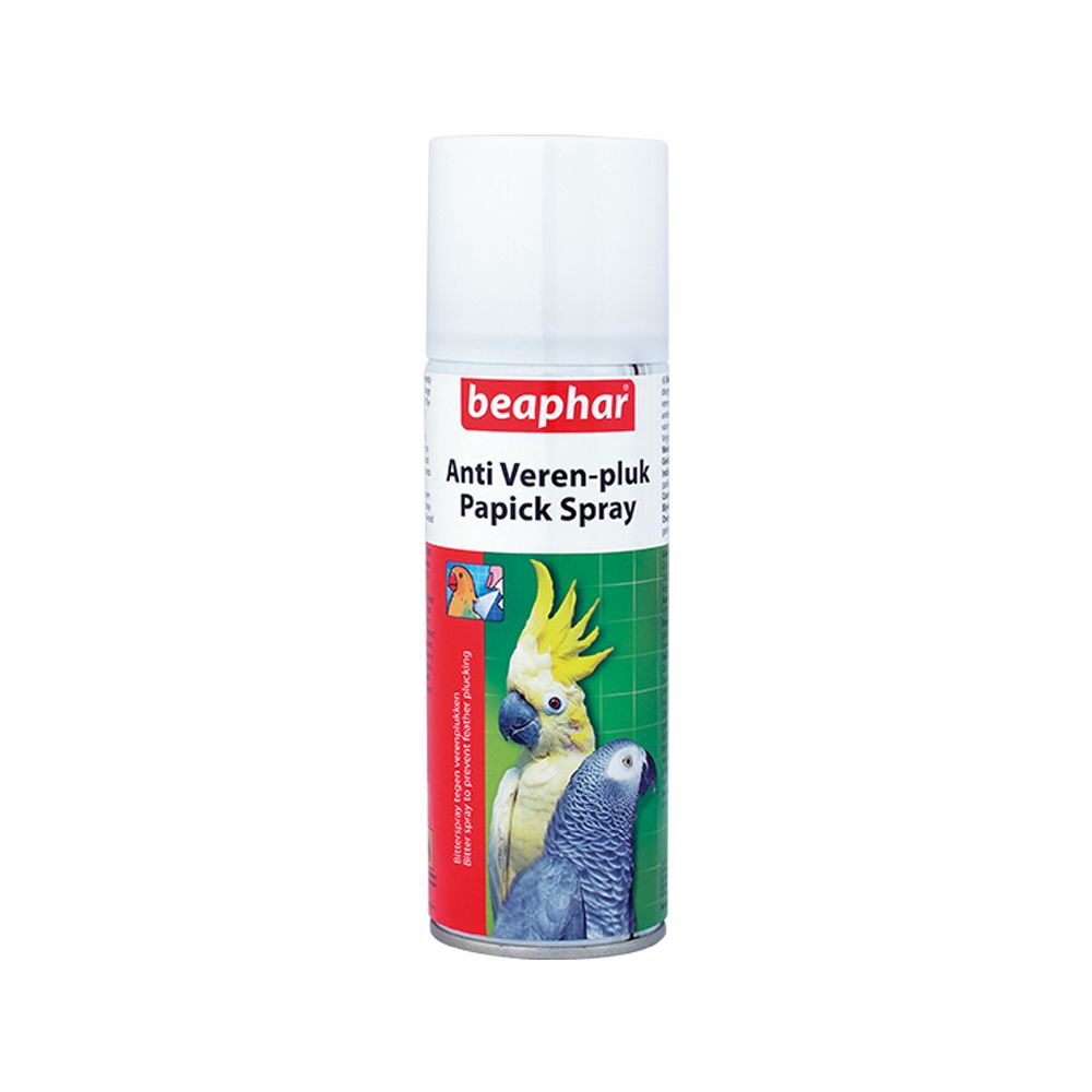 Спрей для птиц Beaphar Papick Spray против выдёргивания перьев 200мл beaphar play spray 150 ml
