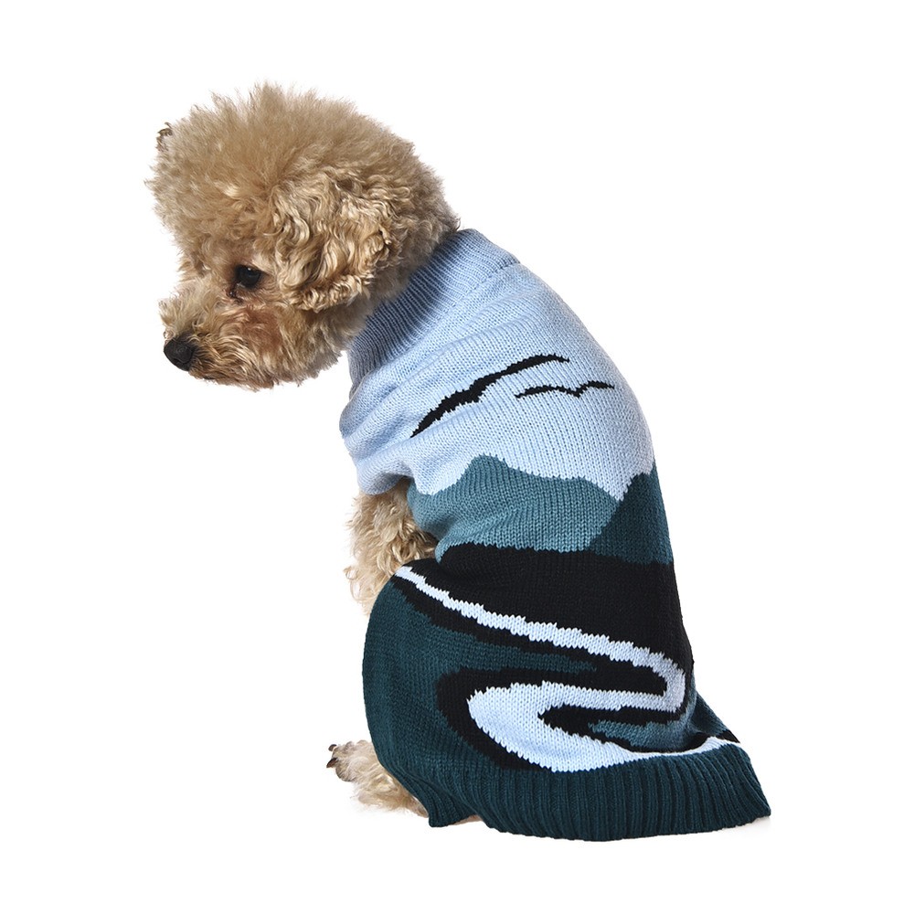 Свитер для собак Foxie Mountains S (длина спины 30см, обхват груди 38-45см) разноцветный свитер для собак foxie bones s длина спины 30см черный