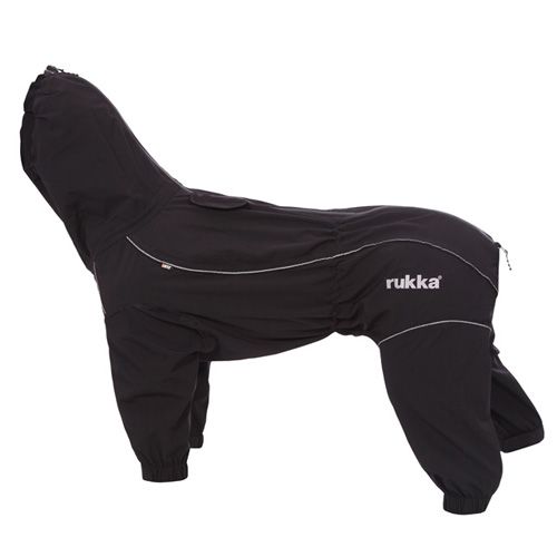 Комбинезон для собак RUKKA зимний Размер 25 см S Чёрный