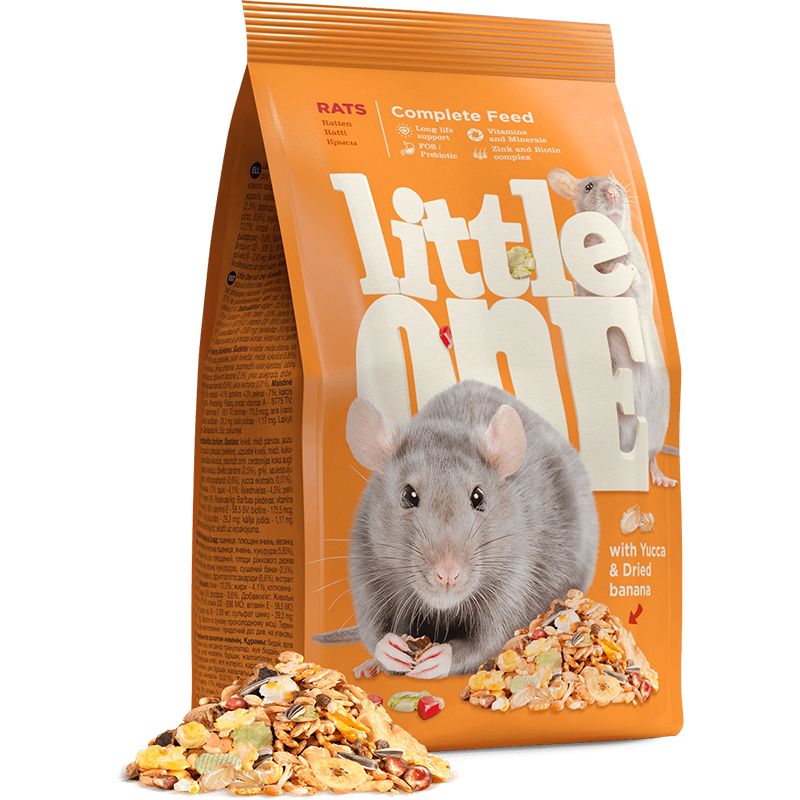 Корм для грызунов Little one для крыс 900г корм для крыс