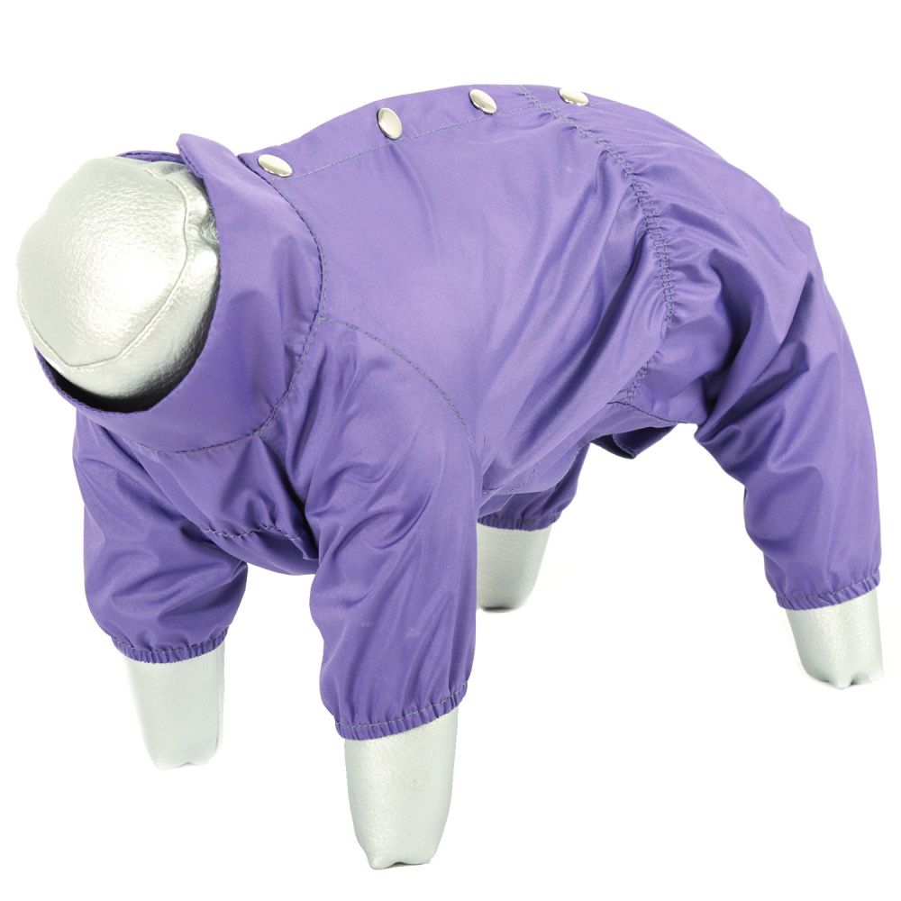 Дождевик для собак YORIKI Пурпурный плащ мальчик р. M 24см куртка yoriki дождевик для собак лайм мальчик